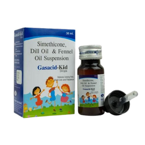 30Ml Gasacid Kid Simethicone, Dill Oil & Fennel Oil Suspension Drops  General Medicines