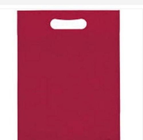 Purple Plain Non Woven D Cut Carry Bag For Shopping, Capacity 2Kg, 10Mm  Design: Standard