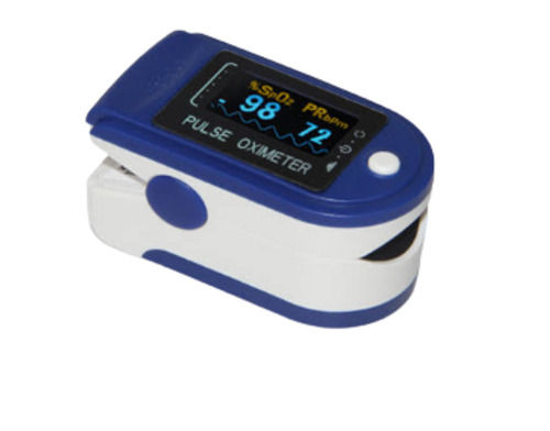 Blue Meditech Pulse Oximeter With Lcd Display Used To Check Pulse And Oxygen Rate Dimension(L*W*H): 65 X 35 X 50 Millimeter (Mm)