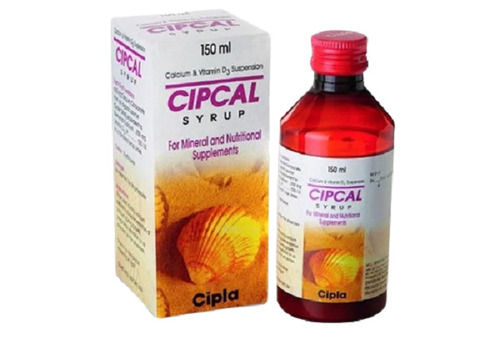 Cipcal Syrup Is Available In Packaging Size 150 Ml. Medicine Raw Materials