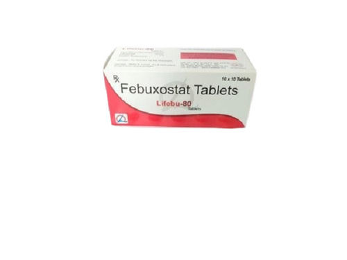 Febuxostat Life Bu 80Mg 10X10 Tablets Medicine Raw Materials