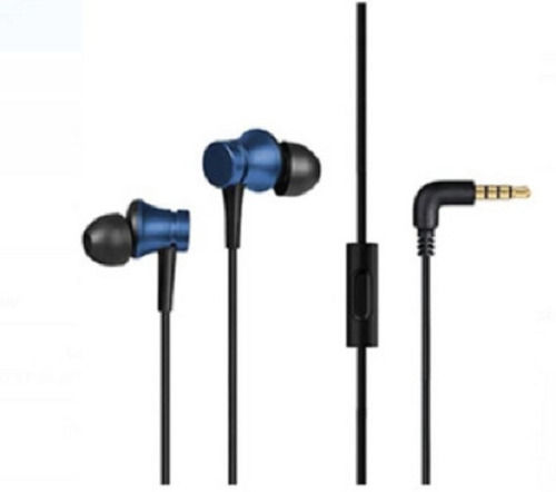 Blue Mi Basic High Superior Earphone With Mic For Mobile Type Wired Uses For Mobile Purpose Body Material: Plastic