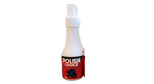 100ml White Liquid Automotive Polish Gives Glossy Finish To Bikes And Cars