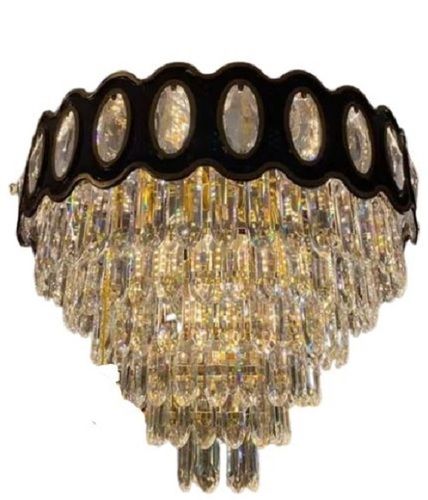 Flower Lamps LED 8 Inch Golden Electric Crystal Brass Lamp at Rs 450/piece  in Moradabad