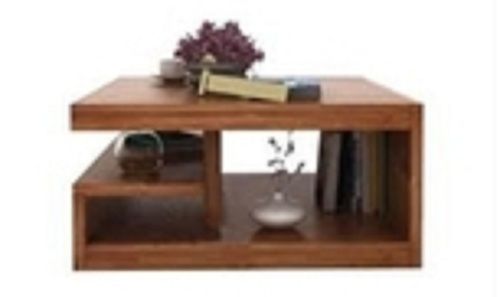 Modular Wooden Center Coffee Table With Storage/Display Shelves
