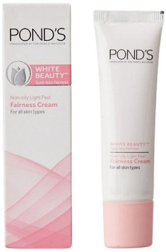 20 Grams Ponds White Beauty Spot-Less Fairness Cream For All Skin Types