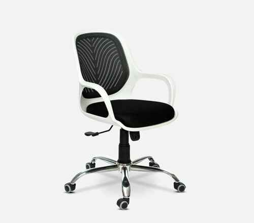 Black And White Comfortable And Durable Office Chair For Conference Room 