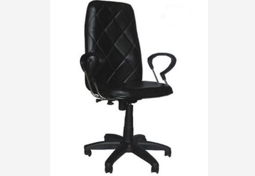 Premium Quality Scratch Resistant Comfortable And Durable Black Leather Office Chair