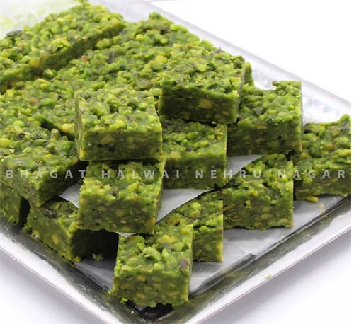 100% Delicious And Tasty Mouth Watering Hygienically Processed Pista Burfi