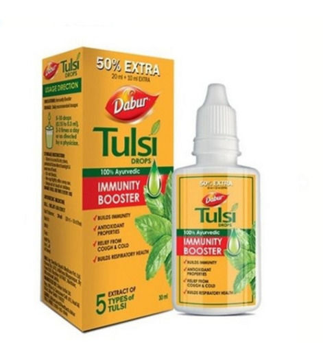 Dabar Tulsi Drop 100% Ayurvedic Immunity Booster, Pack Of 30 Ml Age Group: For Adults