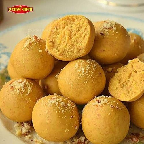 Mouth Watering Sweet Delicious Taste And Hygienically Processed Besan Ladoo 