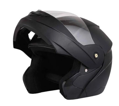 Trendy Look Medium Size Blue Plastic Full Face Nano Flip Up Helmet For Safety Purpose