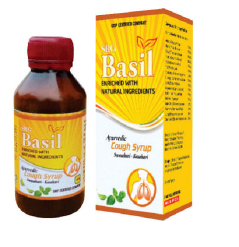 Basil Enriched With Natural Ingredients Basil Cough Syrup 200Ml Age Group: Suitable For All Ages