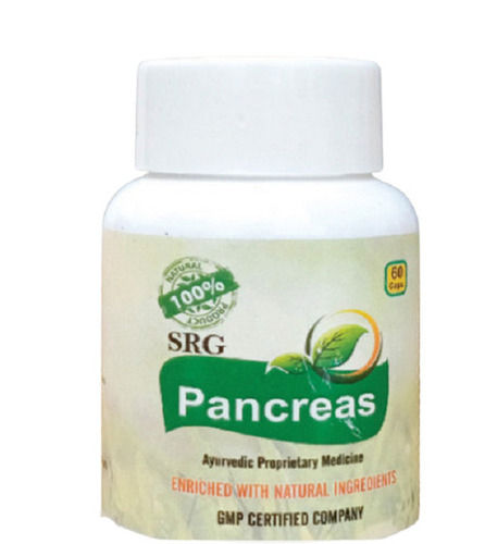 Pancreas Ayurvedic Capsules Pack Of 60 Caps Age Group: Suitable For All Ages