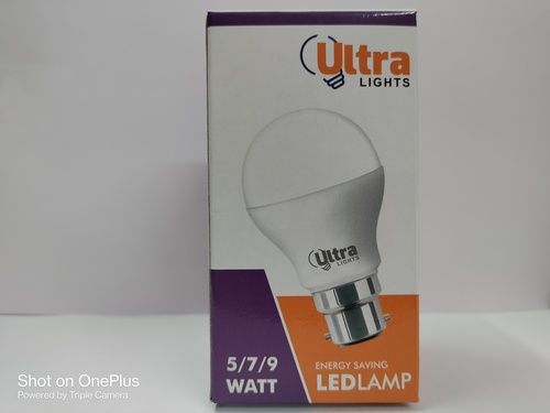 Pbt Ultra Lights High Brightness Extra White 9 Watt Led Bulb For Home And Office