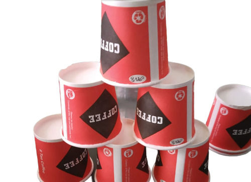 120 Ml, 1.8 Mm Thick Round Printed Disposable Coffee Paper Cup