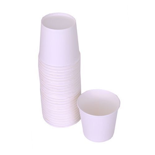 150 Ml, 2 Mm Thick Eco-Friendly Round Plain Disposable Party Paper Cup