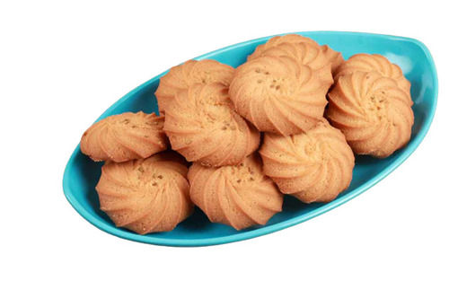 Round Salty And Sweet Taste Low Fat Gluten Free Crispy Ajwain Cookies