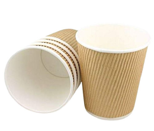 Brown Color Plain Disposable Paper Cup, Thickness 1 Mm, Size 150 Ml Application: For Coffee Use