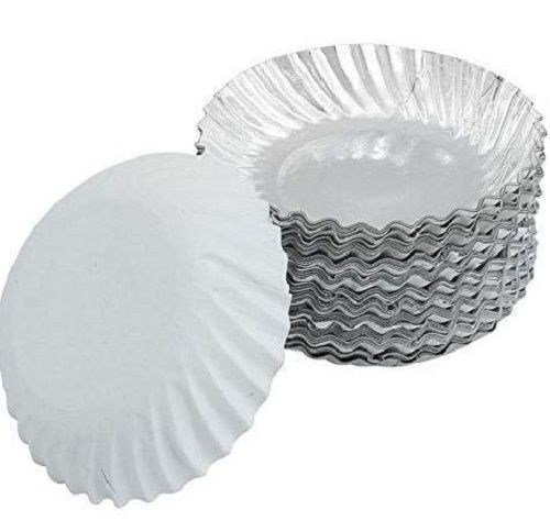 4.5 Inches 1 Mm Thick Round Biodegradable Plain Disposable Paper Plate