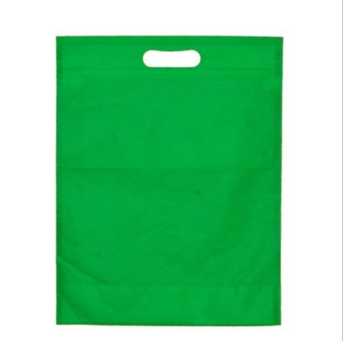 Rectangle Green Non Woven Carry Bags For Shopping Purpose With Strong Handle Bag Size: 18 X 20 Inch