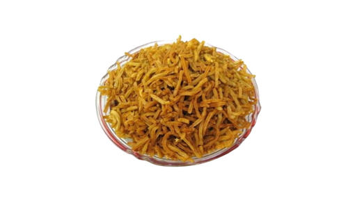 Garlic Sev Namkeen For Snacks With Made Of Gram Flour, Spicy In Taste, Crispy And Fried Namkeen  Grade: Food