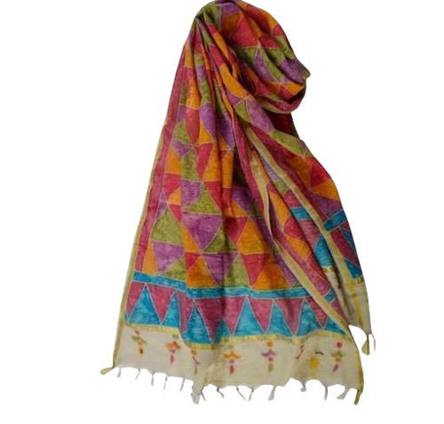 Ladies 2 Meter Long Casual Wear Quick Dry Printed Cotton Fancy Dupatta