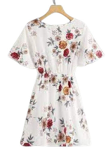 Ladies Floral Printed Designer Peplum Tops Bust Size: 38  Centimeter (Cm)