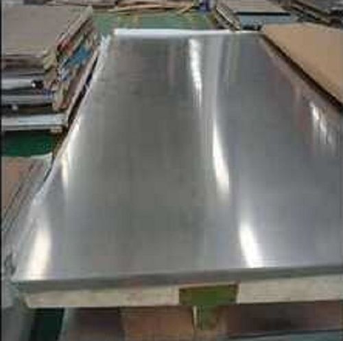 Silver Rectangular Shape Plain Stainless Steel Sheet With Anti Rust Properties