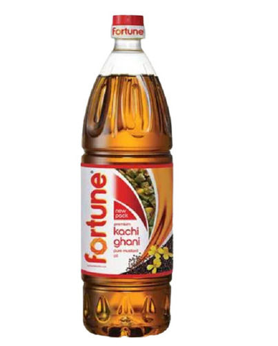 100% Pure And Natural Fortune Kachhi Ghani Mustard Oil, Pack Of 1 Liters Application: Kitchen