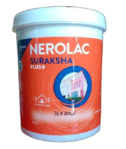 Liquid Nerolac Premium Quality Suraksha Plus Wall Paint For Interior And Exterior Wall