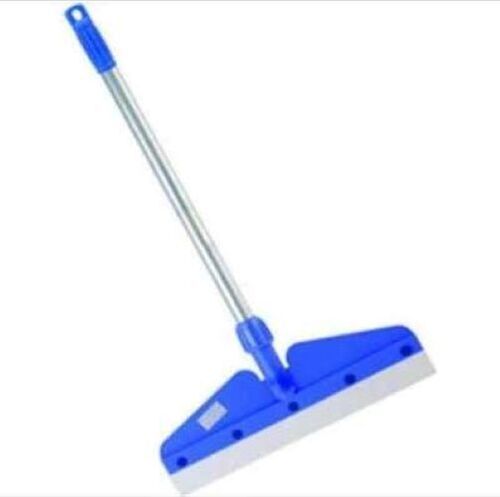 Blue And Silver Plastic Floor Wiper For Cleaning Floor