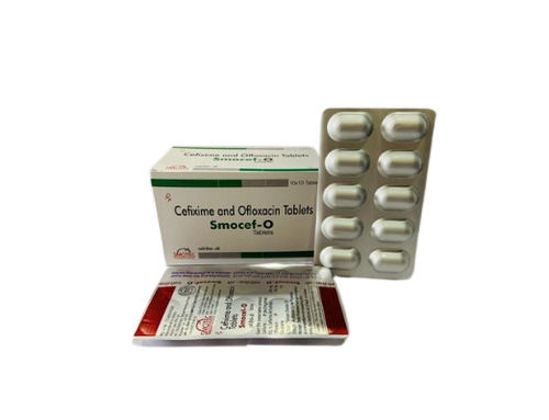 Cefixime और Ofloxacin टैबलेट, 10X10 टैबलेट सामान्य दवाएं 