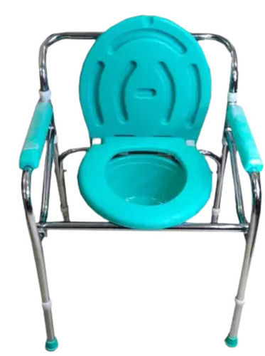 Stainless Steel And Abs Plastic Body Height Adjustable Portable Commode Chair Design: One Piece