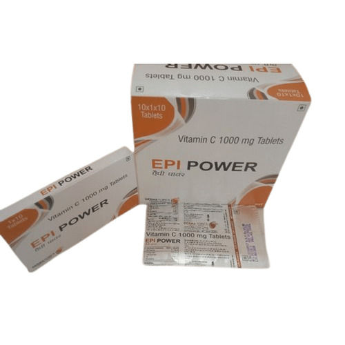 Vitamin C 1000 Mg Epi Power 10X1X10 Tablets  Ingredients: Ascorbic Acid