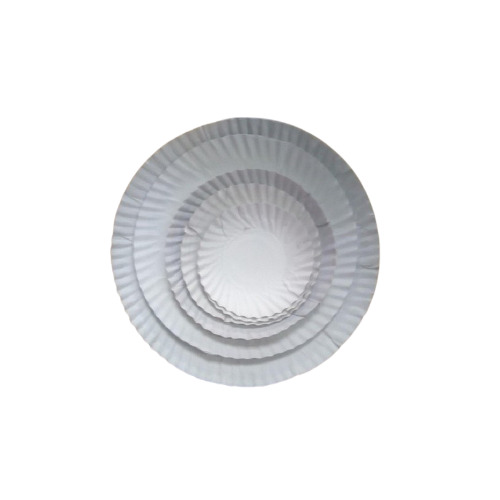 Eco-Friendly Disposable Paper Plates - 6-9 Inch Silver Coated Hassle-Free Cleanup for Hot and Cold Foods Grease-Resistant Feature Ideal for Events and Parties