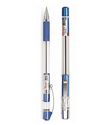 Smooth Writing Plastic Body Montex Viva Blue Ball Pen Used For Writing, Pack Of 5 Pens