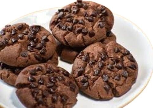 Healthy Choco Chip And Almond Cookies