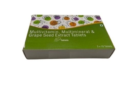 Multivitamin Multi Mineral And Grape Seed Extract Tablets 3x10 Tablets
