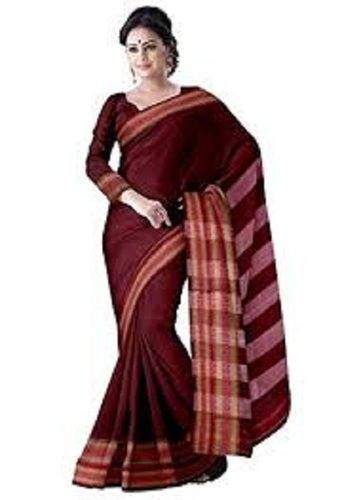 Women Highly Absorbent And Comfortable Stylish Cotton Saree for Casual Wear 