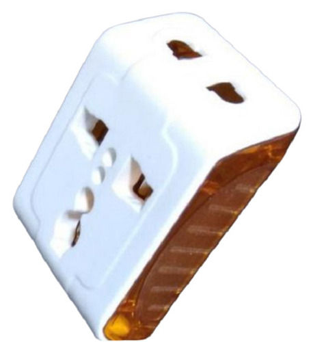 Pvc Plastic White Universal Multi Plug 3 Pin And 2 Pin Plug, 6 Amp  Application: Electricity