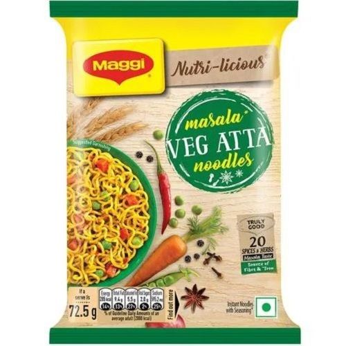 72.5 Gram, Spicy And Tasty Maggi Nutri-Licious Veg Atta Instant Noodles