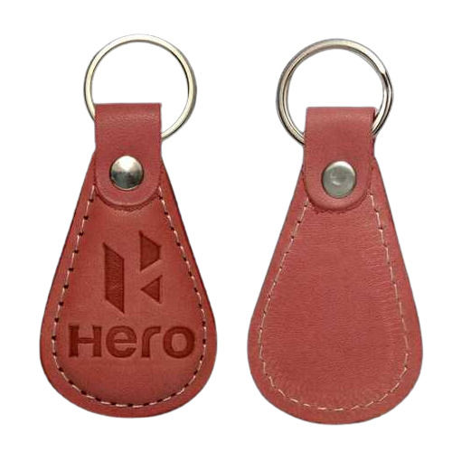 Customized Promotional Hero Leather Keyring