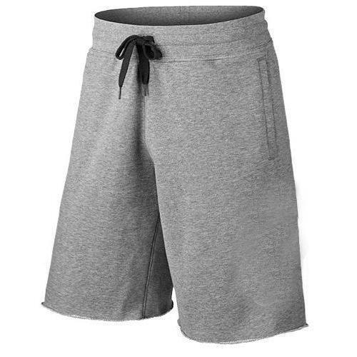 Plain Gray Laces Closure Stylish Cotton Shorts For Men