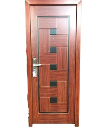 Strong And Unbreakable Rust-proof Mild Steel Brown Safety Door For Home, 6.5 Foot Size Application: Home