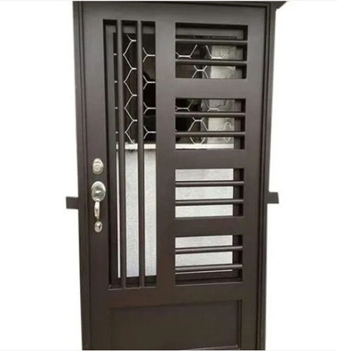 Strong And Unbreakable Rust-Proof Mild Steel White Safety Door For Home, 4X7 Size Application: Home