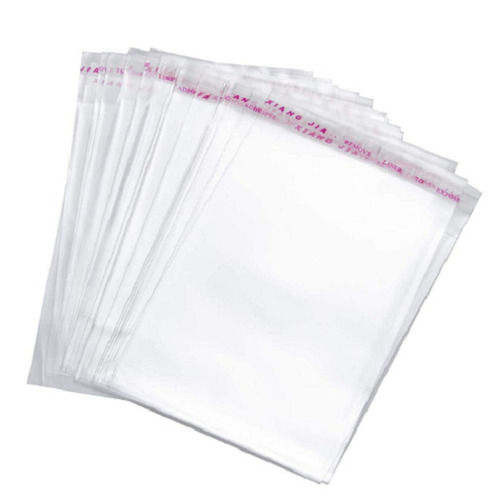 9x15 Inches Transparent Recyclable And Water Proof Bopp Plain Plastic Bags
