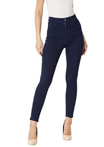 Comfortable And Washable Skinny Fit Stretchable Plain Denim Jeans For Women 