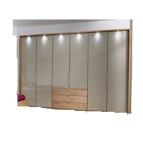 Handmade Brown Wooden Modular Wardrobe For Residential Purpose And More Affordable