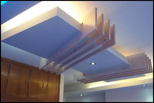 Extremely Beautiful Finely Finished Indoor Gypsum Ceiling Heat Transfer Coefficient: Heat Proof